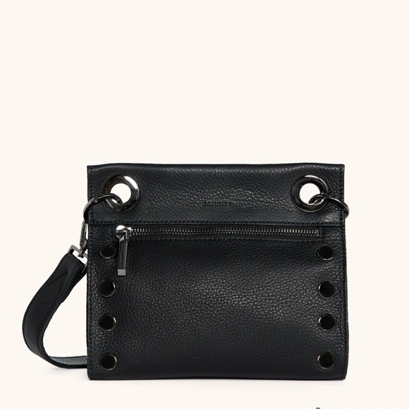 Hammitt Black Crossbody Bag with gun metal hardware Accents - Picture 8 of 13